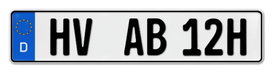 H-Kennzeichen HV online bestellen
