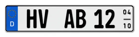 Saisonkennzeichen HV für HaVelberg online bestellen