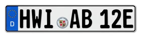 E-Kennzeichen WIsmar online bestellen