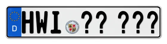 WunschKennzeichen Wismar Wunschkennzeichen Wismar reservieren