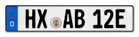 E-Kennzeichen HöXter online bestellen