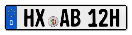 H-Kennzeichen HX online bestellen