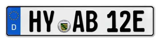 E-Kennzeichen HoYerswerda als Wunschkennzeichen online reservieren