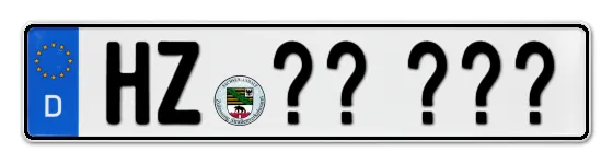 Wunschkennzeichen Harz reservieren