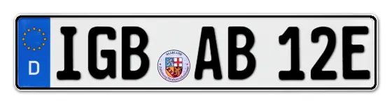 E-Kennzeichen InGBert online bestellen