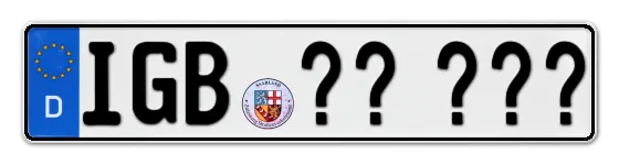 WunschKennzeichen Ingbert Wunschkennzeichen Ingbert reservieren