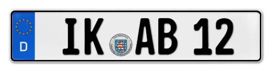 Autokennzeichen Ilm-Kreis