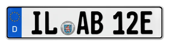 E-Kennzeichen ILmenau online bestellen