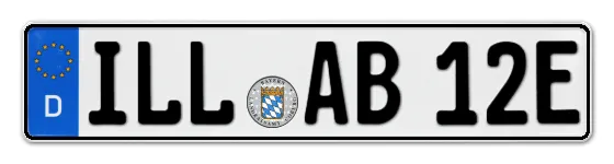 E-Kennzeichen ILLertissen online bestellen