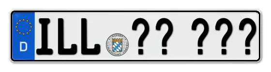 WunschKennzeichen Illertissen Wunschkennzeichen Illertissen reservieren