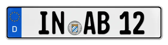 Autokennzeichen INgolstadt