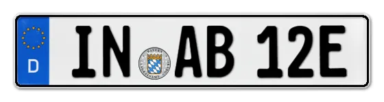 E-Kennzeichen INgolstadt online bestellen