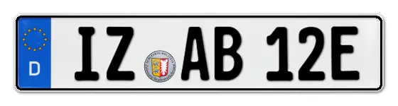 E-Kennzeichen ItZehoe als Wunschkennzeichen online reservieren