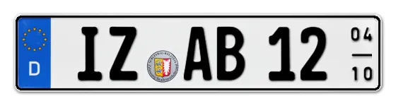Saisonkennzeichen IZ für ItZehoe als Wunschkennzeichen online bestellen