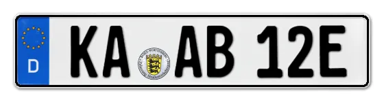 E-Kennzeichen KArlsruhe online bestellen
