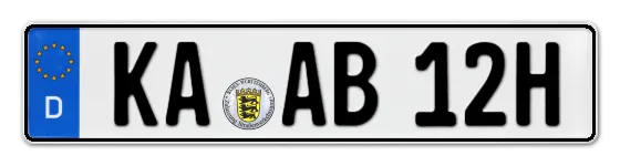 H-Kennzeichen KA online bestellen