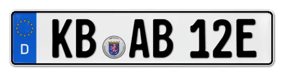 E-Kennzeichen KorBach online bestellen