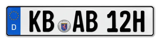 H-Kennzeichen KB online bestellen