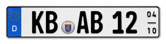 Saisonkennzeichen KorBach Saisonkennzeichen KB für KorBach online bestellen