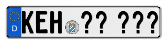 WunschKennzeichen Kelheim Wunschkennzeichen Kelheim reservieren