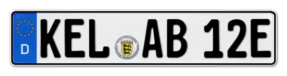 E-Kennzeichen KEhL online bestellen