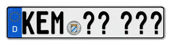 WunschKennzeichen Kemnath Wunschkennzeichen Kemnath reservieren