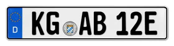 E-Kennzeichen KissinGen online bestellen