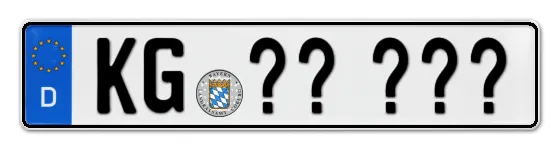 Wunschkennzeichen Kissingen reservieren