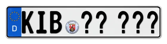 Wunschkennzeichen Kirchheimbolanden reservieren