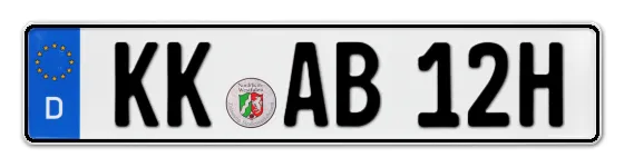 H-Kennzeichen KK online bestellen