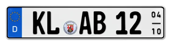 Saisonkennzeichen KaisersLautern Saisonkennzeichen KL für KaisersLautern online bestellen
