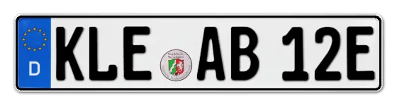 E-Kennzeichen KLEve online bestellen