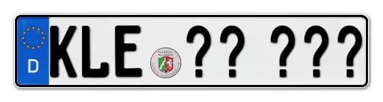Wunschkennzeichen Kleve reservieren