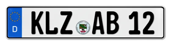 Autokennzeichen KLötZe
