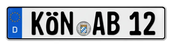 Autokennzeichen KÖNigshofen