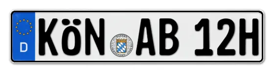 H-Kennzeichen KÖN online bestellen