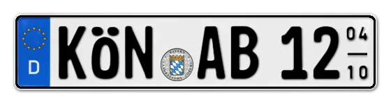 Saisonkennzeichen KÖN für KÖNigshofen online bestellen