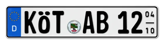Saisonkennzeichen KÖT für KÖThen online bestellen