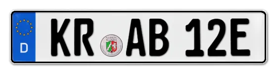 E-Kennzeichen KRefeld als Wunschkennzeichen online reservieren
