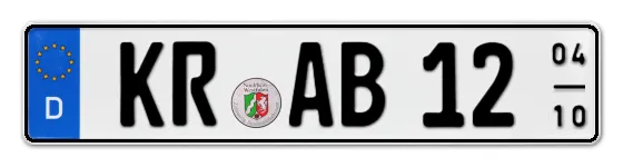 Saisonkennzeichen KRefeld als Wunschkennzeichen Saisonkennzeichen KR für KRefeld als Wunschkennzeichen online bestellen