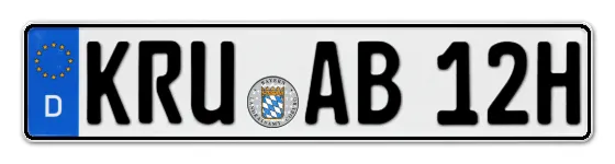 H-Kennzeichen KRU online bestellen