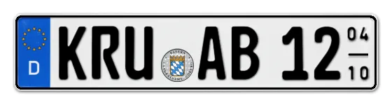 Saisonkennzeichen KRU für KRUmbach online bestellen