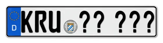 Wunschkennzeichen Krumbach reservieren