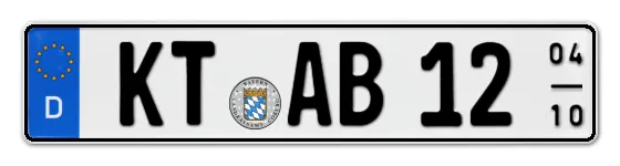 Saisonkennzeichen KT für KiTzingen online bestellen