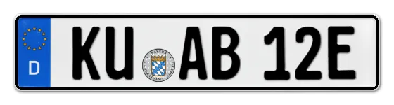 E-Kennzeichen KUlmbach online bestellen