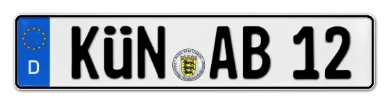 Autokennzeichen KÜNzelsau Autokennzeichen KÜNzelsau