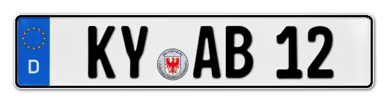 Autokennzeichen KYritz