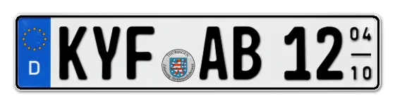 Saisonkennzeichen KYFfhäuser Saisonkennzeichen KYF für KYFfhäuser online bestellen