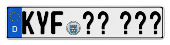 WunschKennzeichen Kyffhäuser Wunschkennzeichen Kyffhäuser reservieren