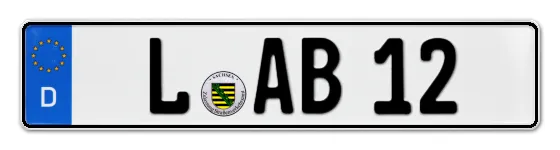 Autokennzeichen Leipzig